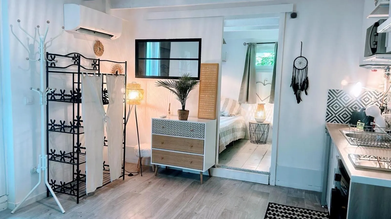 Апартаменты Mon Cocon Douillet Au Calme - Pres De Nice - Avec Jardin Et Clim Сен-Лоран-дю-Вар